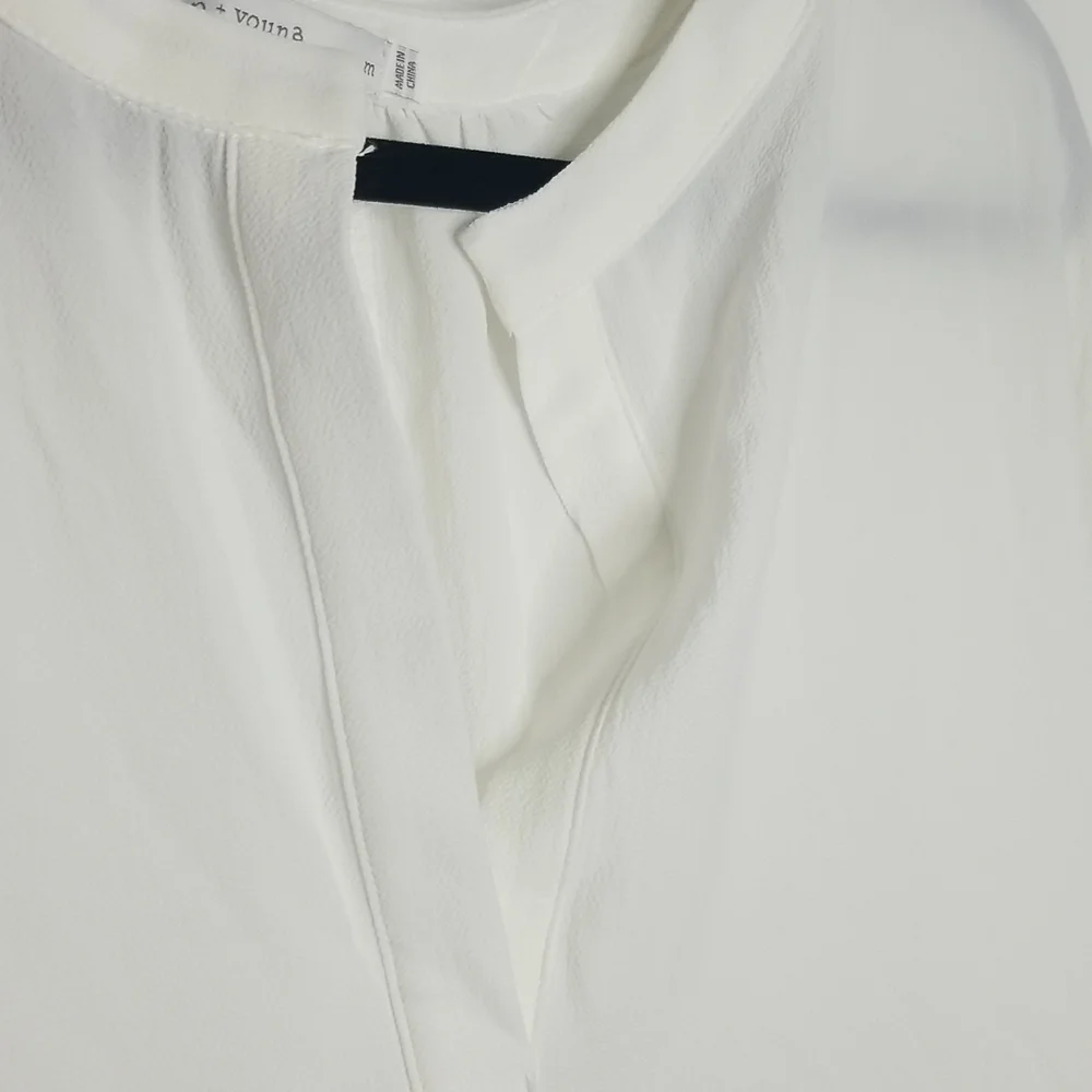 Bishop + Young white blouse size medium